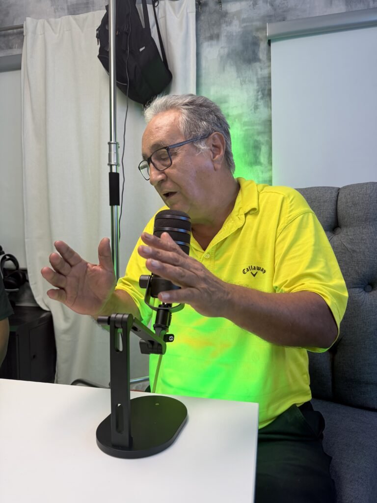 El coach Rodolfo Vazquez exponiendo su muy personal punto de vista