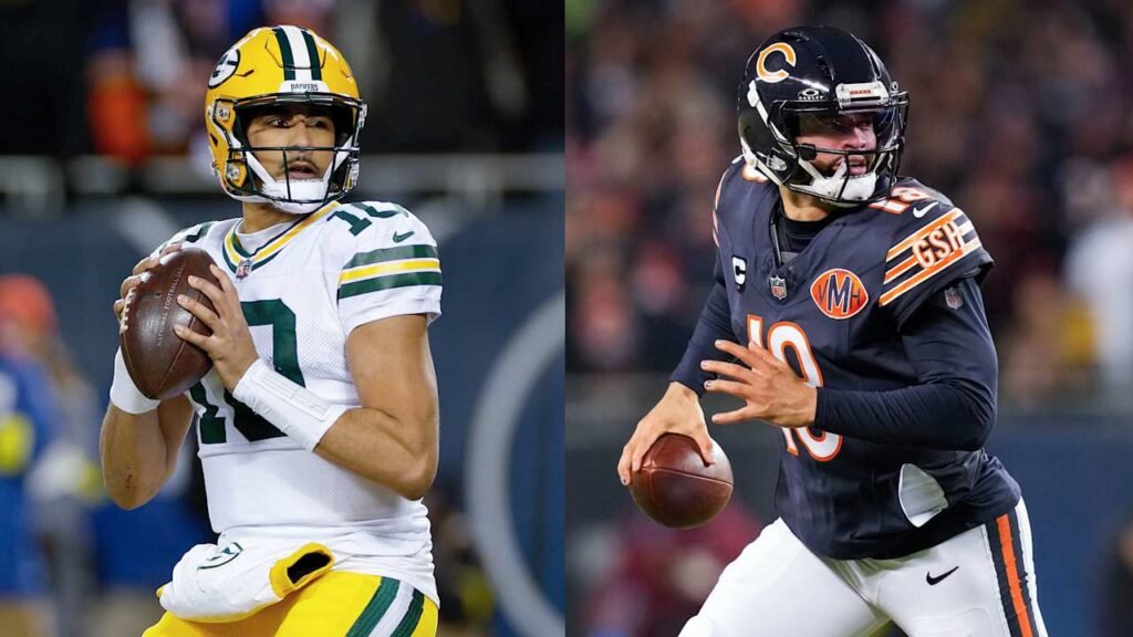 Jordan Love y Caleb Williams se enfrentaron en la Ronda de Comodines NFL