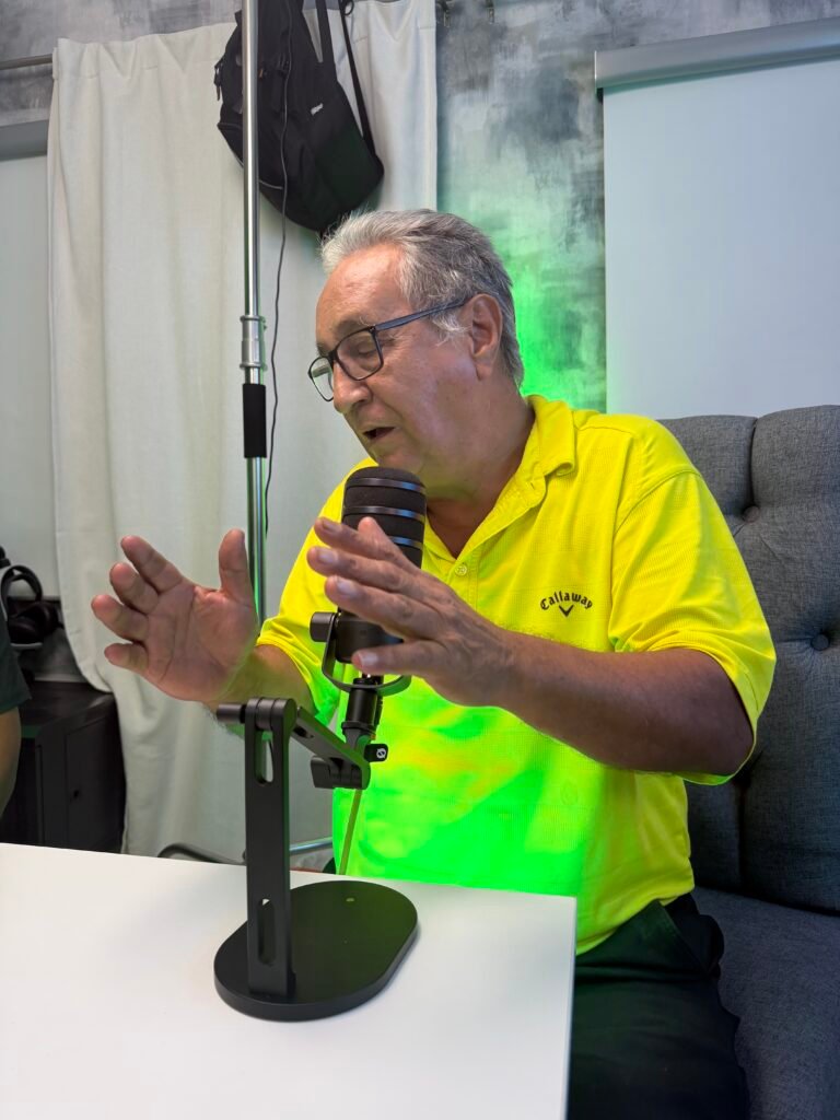 El coach Rodolfo Vazquez exponiendo su muy personal punto de vista